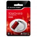 USB flash disk Silicon Power Drive Touch 810, 8GB, USB 2.0, červený