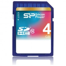 Paměťová karta Silicon Power SDHC Class 10, 4GB