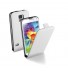 Pouzdro CellularLine Flap Essential pro Samsung Galaxy S5, bílé
